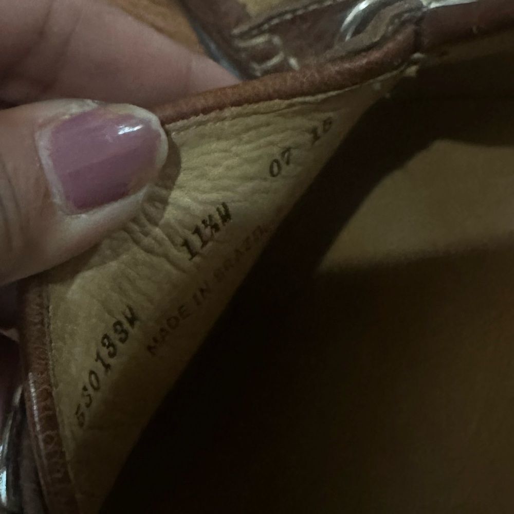 Brown Crocodile Martin Dingman Pattern Loafers Si… - image 7